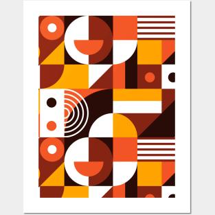 Bauhaus geometric #2 Posters and Art